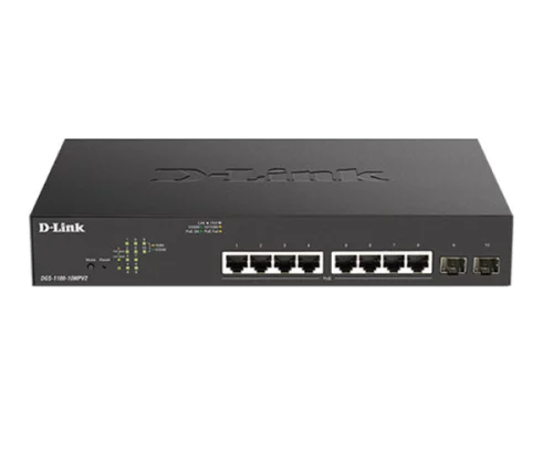 D-Link 10-Port Gigabit PoE++ Smart Managed Switch