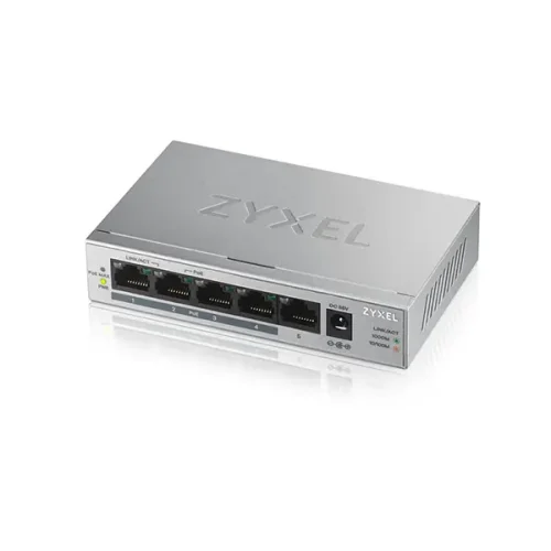 Zyxel 5-Port Gigabit Unmanaged PoE Switch (GS1005HP)