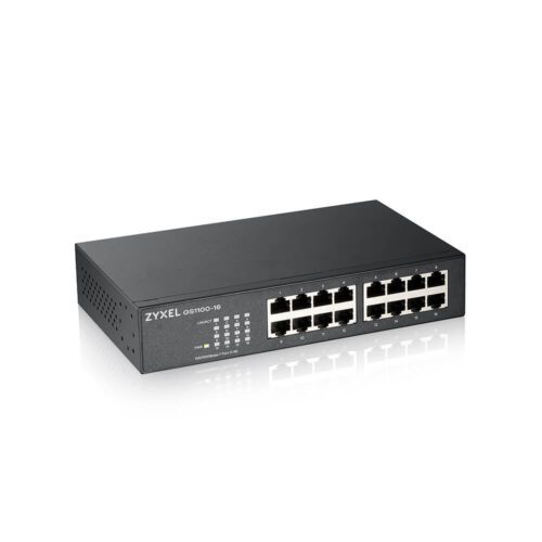 Zyxel 16-Port Desktop Gigabit Ethernet Switch (GS1100-16)
