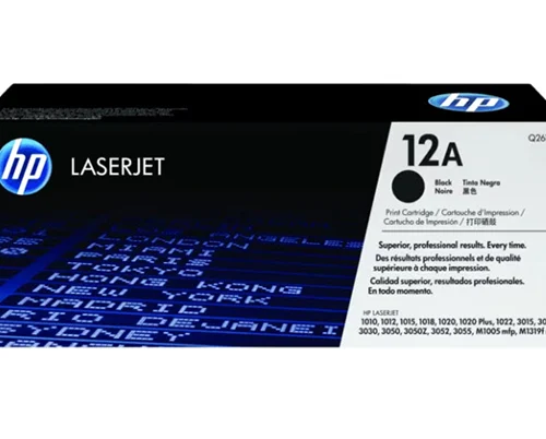 HP 12A Black LaserJet Toner (Q2612A)