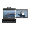 4K 17" DUAL DISPLAY CONSOLE DRAWER (RH MOUNTED)